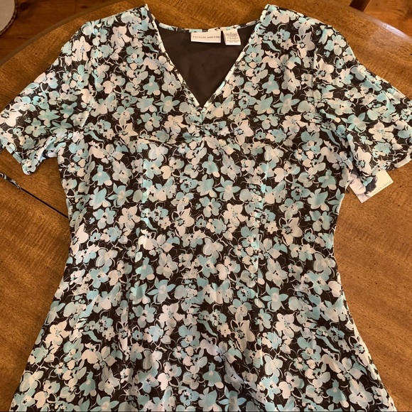 Jaclyn Smith Dresses & Skirts - Jaclyn Smith Floral Spring Silk Dress